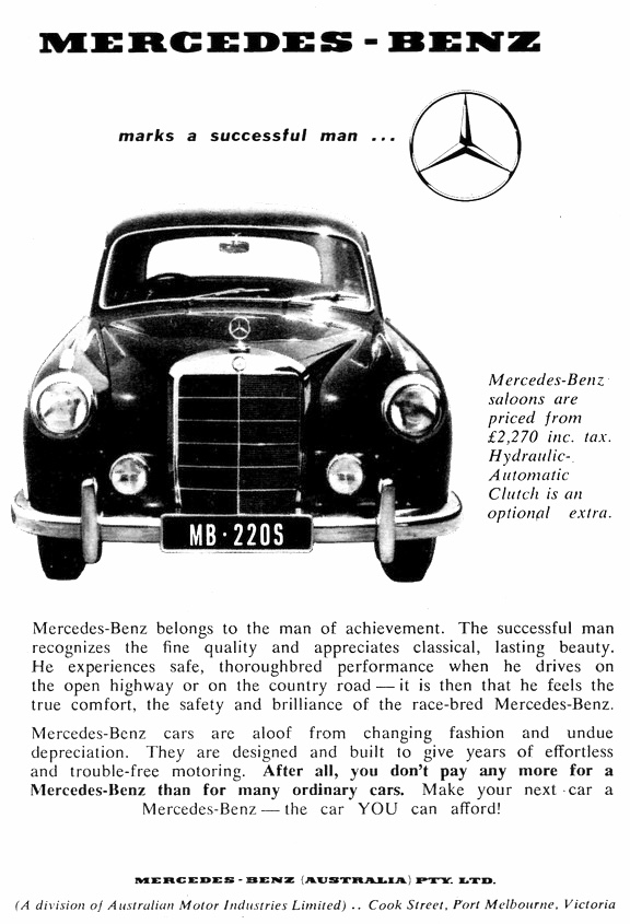 1959 Mercedes-Benz 220S W180